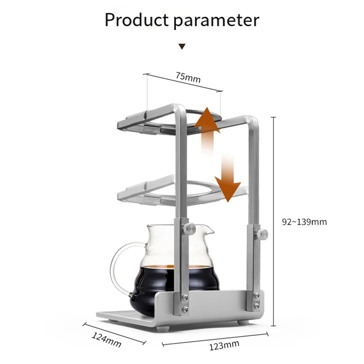 Portafiltro riutilizzabile per caffè Cestello filtro caffè tè ToolsJAS