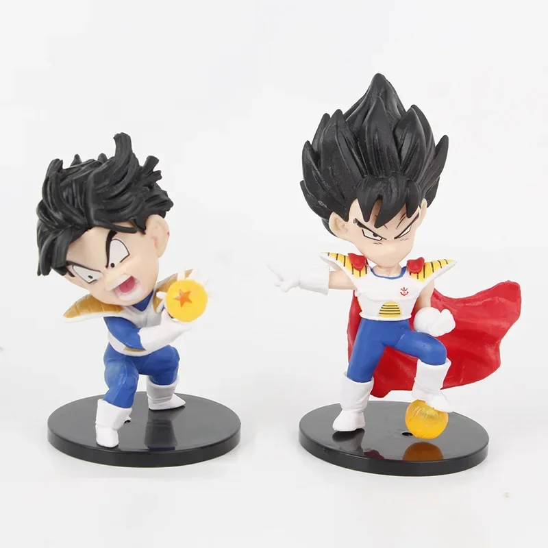 Figuras de acción coleccionables de juguete, modelo de bola de dragón de Color aleatorio, Goku, Chichi, Piccolo, Krillin y más, 1 ud.