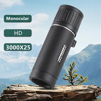 3000 New Mini Portable 2000x25 HD Monocular Telescope Mobile Phone Telescope with Holder Camping Hunting Birdwatching Telescope