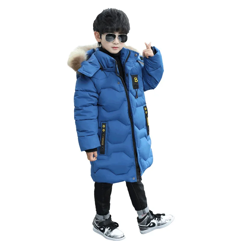 New Children parka kids Winter Down cotton Jacket snowsuit Clothing Big Boy Warm Coat Thicken Outerwear toddler clothes