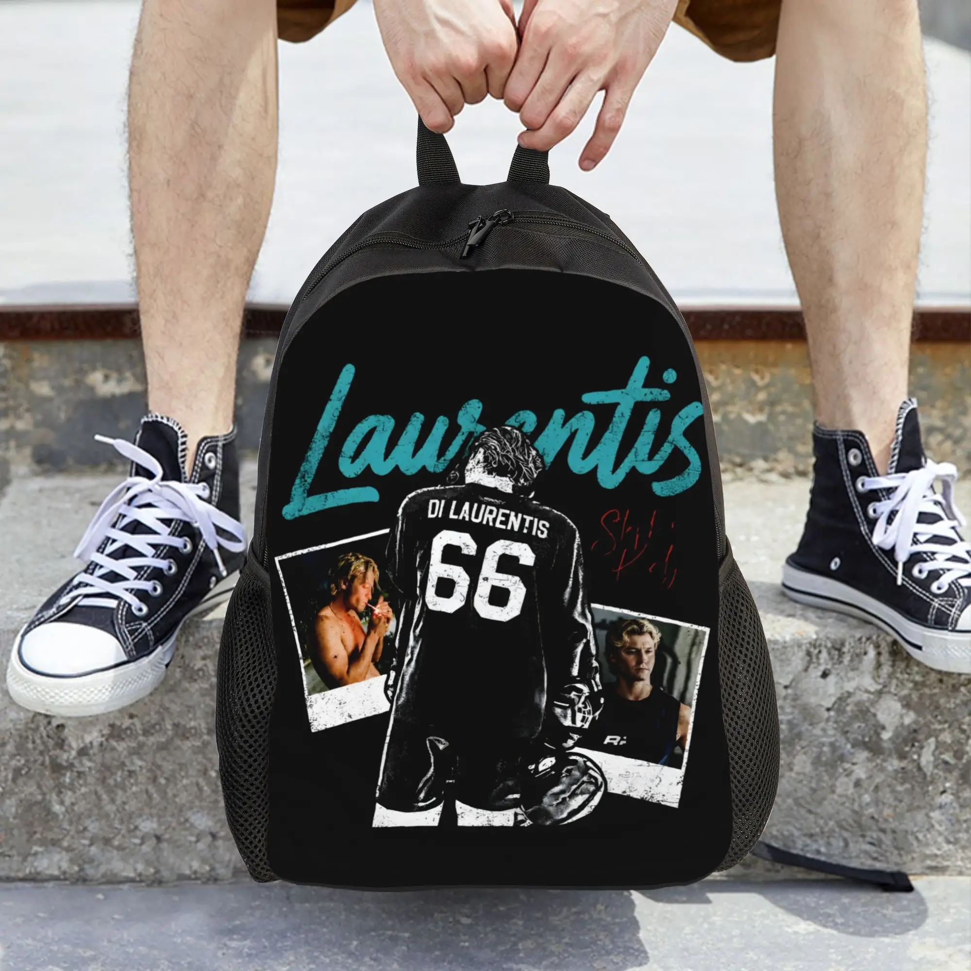

Off Campus Backpack Unisex Dean Di Laurentis Soft Backpacks Polyester Aesthetic School Bags Workout Custom Rucksack