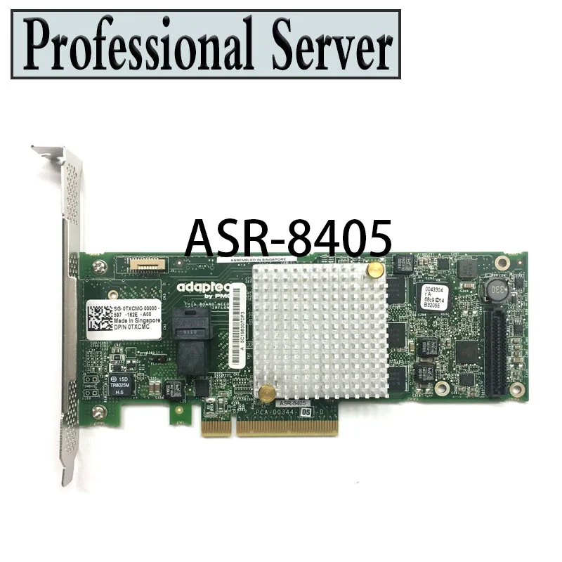 Adaptec ASR-8405 2277600-R KJX16 TXCMC 12Gb/s SAS/SATA RAID Controller Card