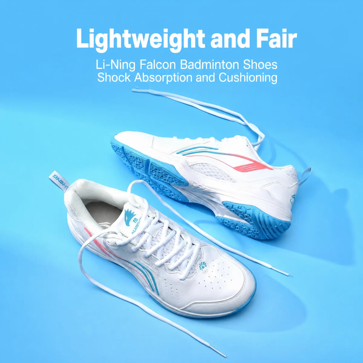 [リーニン] ALMIGHTY V 2.0 バドミントンシューズ AYTU001 Li-Ning Unisex ALMIGHTY V 2.0 Badminton Shoes NON-MARKING Cushion