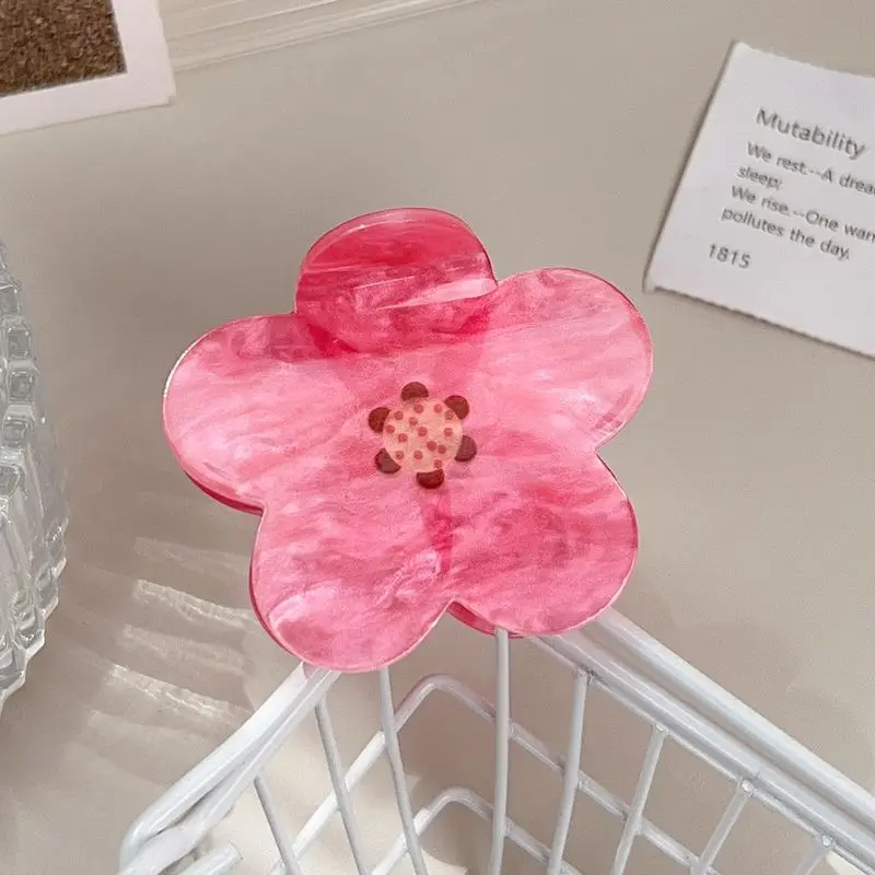 قطعة واحدة من زهور الربيع، إكسسوارات شعر عباد الشمس، مشابك شعر، مشابك دبوس الشعر، مشابك ذيل الحصان، شعر نصف مربوط، مشابك سمك القرش #6