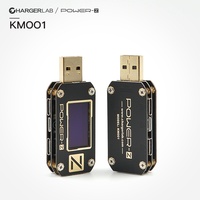 ChargerLAB POWER-Z KM001 Pro USB PD Tester USB Dual Type-C Instrument Portable USB PD Voltage 0-24V Current 5A Tester