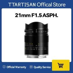 TTArtisan 21mm F1.5 Full Frame Camera Lens for Sony E Canon RF Nikon Z Sigma Lumix Leica L mount câmera lenses accessories