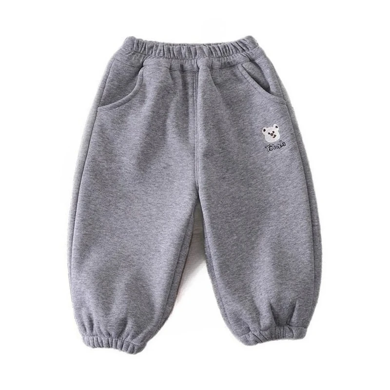 New Autumn Winter Baby Clothes Children Boys Thick Warm Pants Toddler Girls Clothing Fashion Kids Trousers Infant Casual Costume