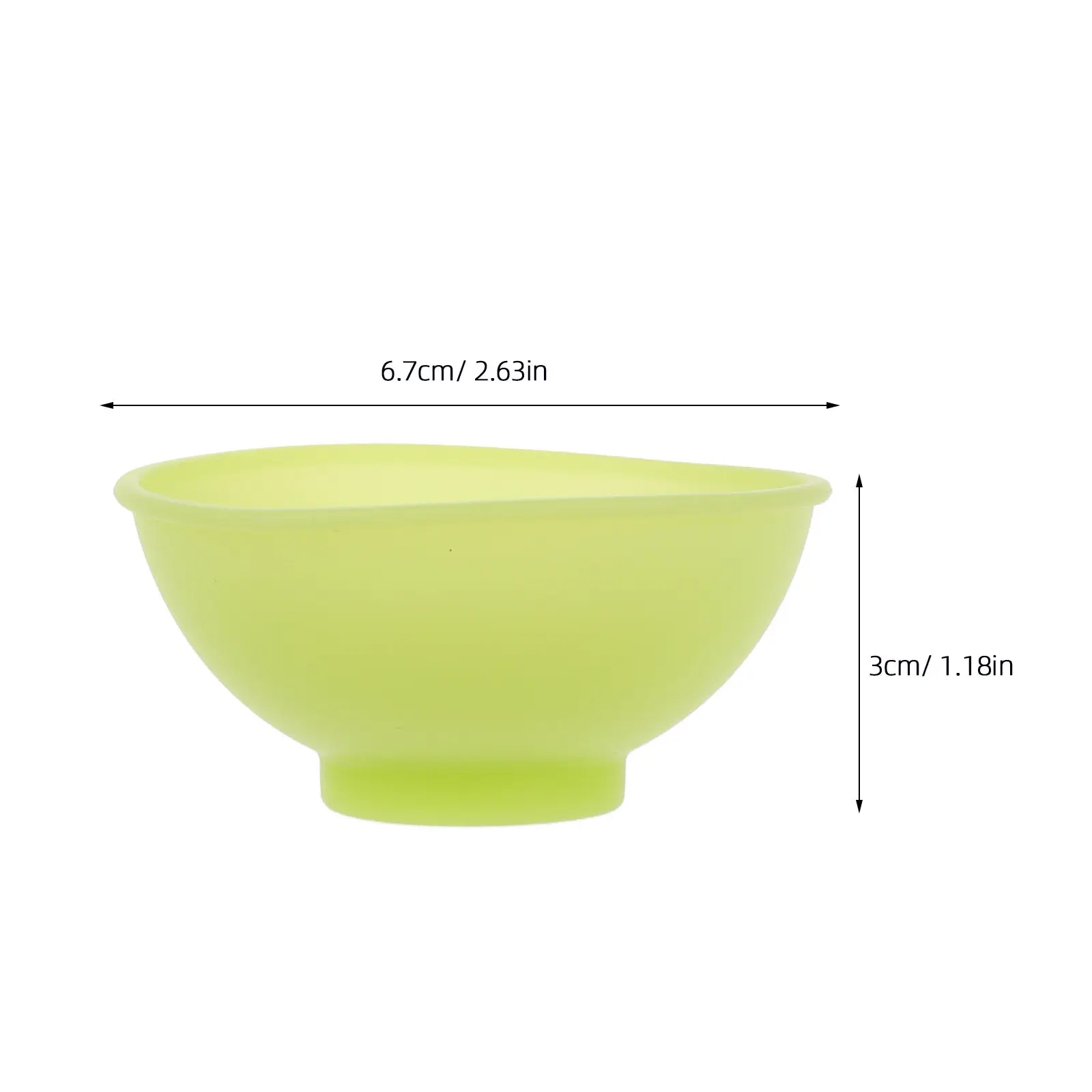 4Pcs Mini Silicone Bowls Versatile Mask Mixing Container DIY Face Mask Bowl Silicone Makeup Mixing Bowl Compact Dishwasher Safe