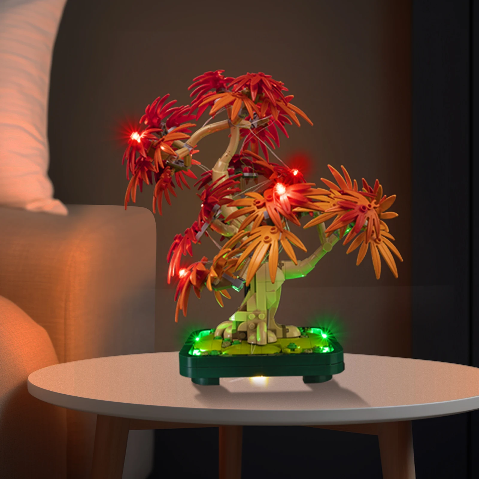 

LED Light Set Suitable for LEGO Japanese Red Maple Bonsai Tree The Botanical Collection 10348(Not Include Building Blocks)