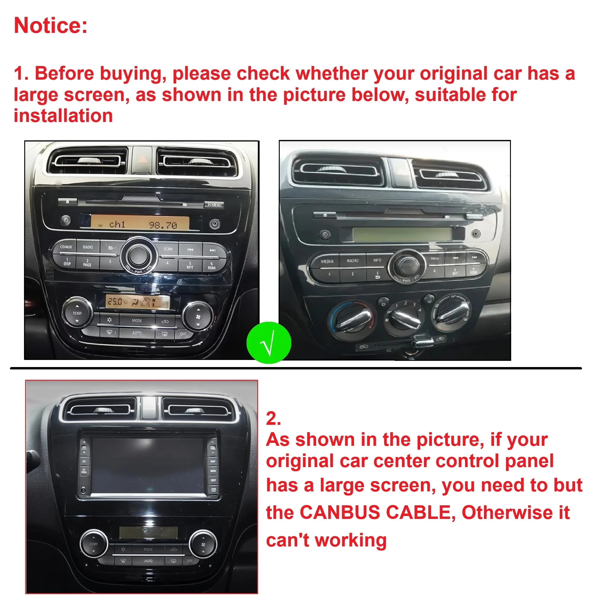 2 Din أندرويد 15 راديو السيارة لميتسوبيشي ميراج سبيس ستار موقف 2012-2023 نظام تحديد المواقع والملاحة Carplay السيارات سيارة مشغل وسائط متعددة #3