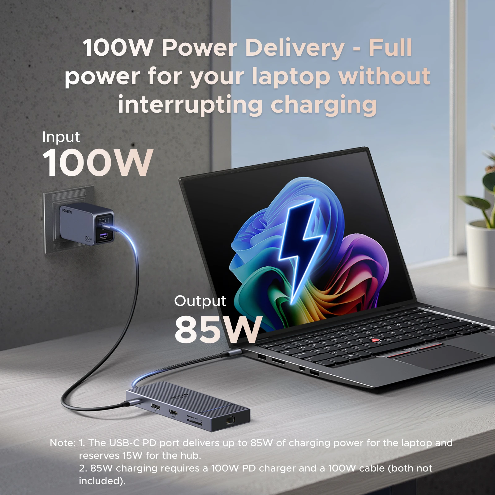 UGREEN USB 허브 11-in-1 USB-C ~ 4K120Hz DP HDMI USB3.2 10Gbps SD/TF RJ45 3.5mm PD100W MacBo…