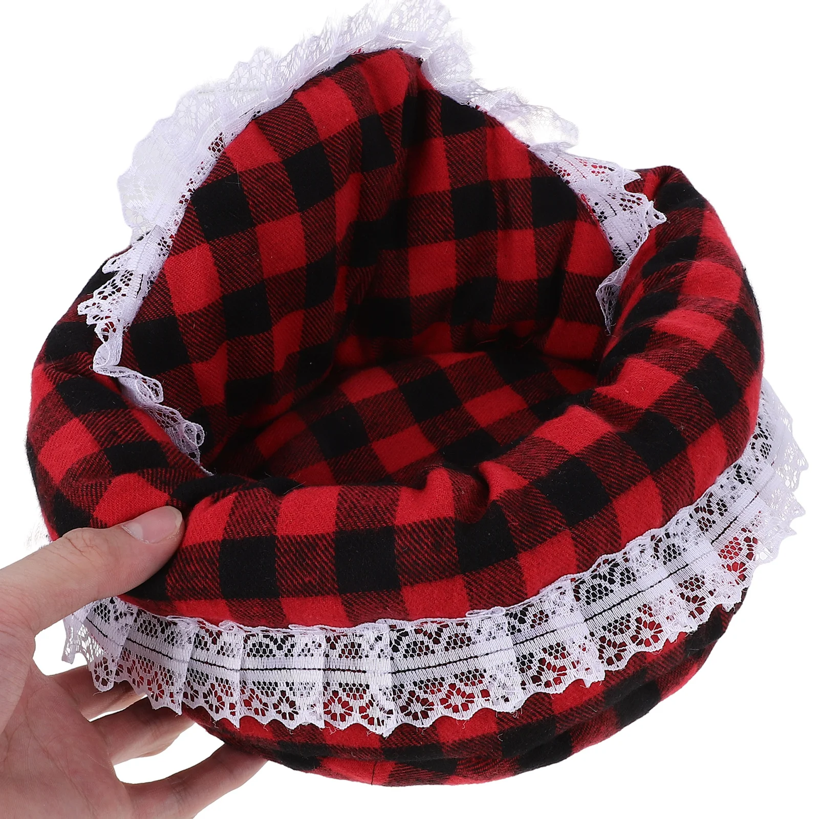 

Cotton Hideout For Small Pets, Warm Reusable Hamster Nest Bed, Safe Sturdy Pet House Decorative Hut, Household Cage