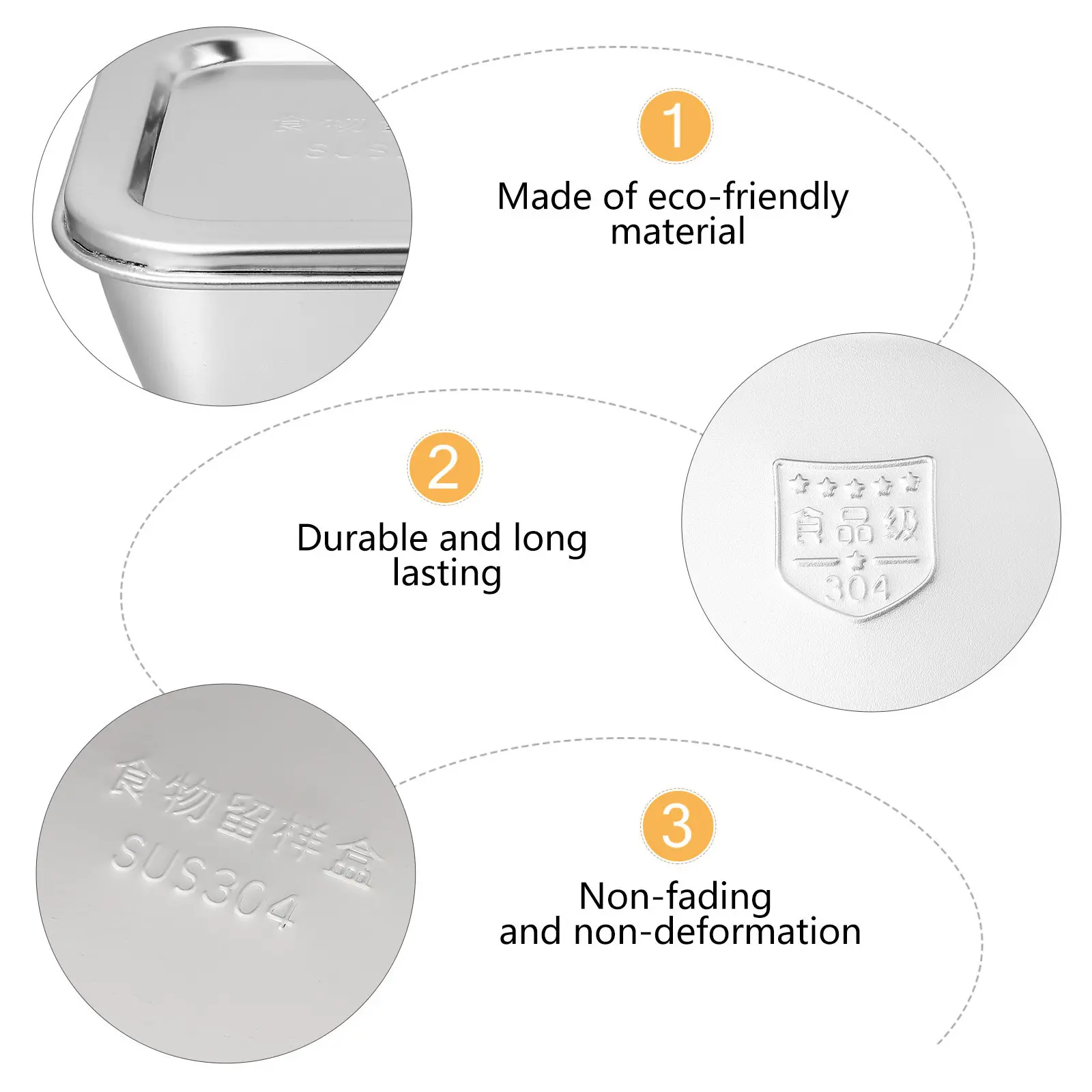 

1 шт. Квадратный контейнер для масла из нержавеющей стали, прочный контейнер для сливочного сыра, сохраняющий свежесть, легко моется, держатель для масла