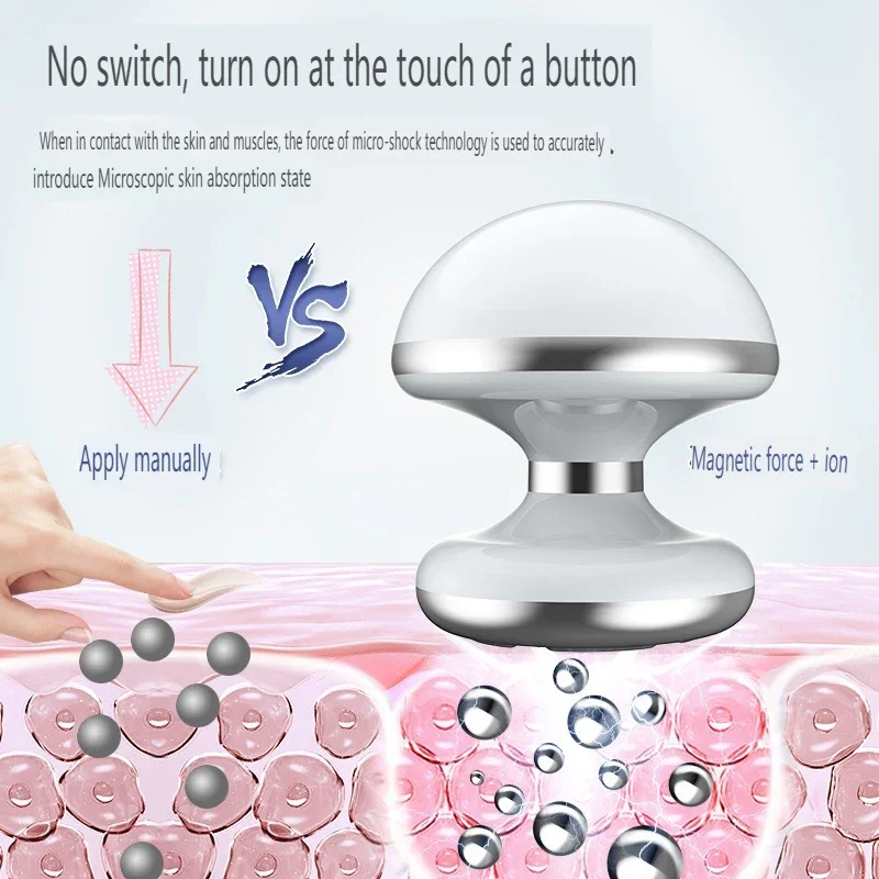Elektrisch gezichtsschoonheidsapparaat, ultrasone hoogfrequente trillingen reinigt diep, maakt de huid wakker, gezichtsverzorging, AAA-batterij ML-051