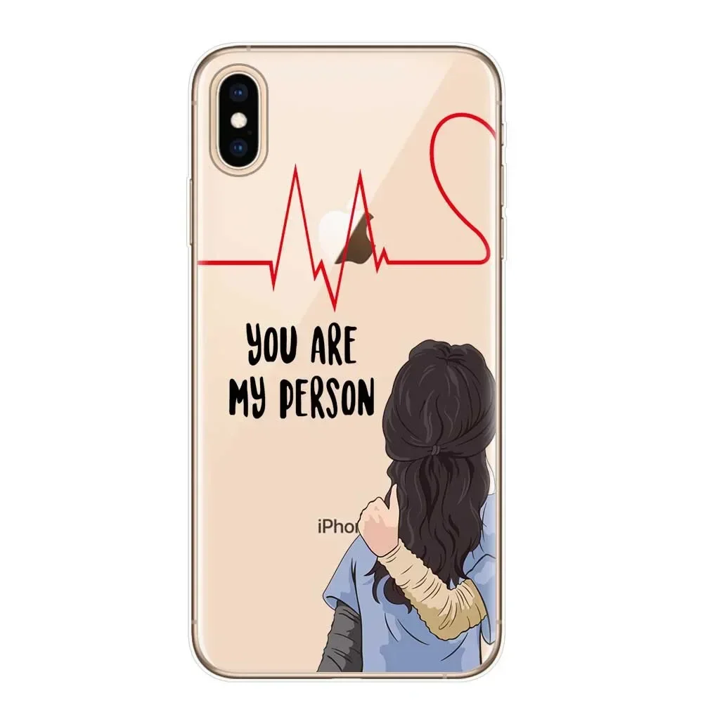 Coque de téléphone transparente en TPU souple pour filles, meilleurs amis pour toujours, pour IPhone 7 8 Plus X XS MAX 11 12 13 Mini 14 15 16 Pro Max