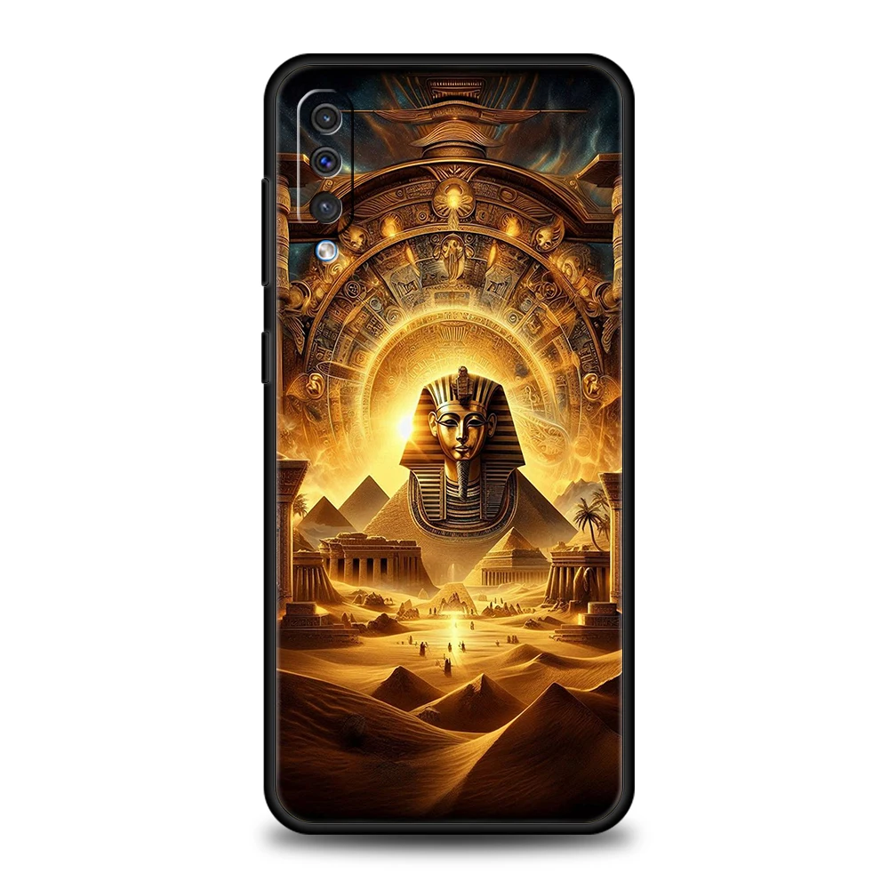 エジプトエジプト神ピラミッドケースサムスン A56 A36 A26 A24 A16 A14 A12 A32 A50 A70 A20E A20S A22 A34 A54 A42 A52 5 グラム A06 カバー