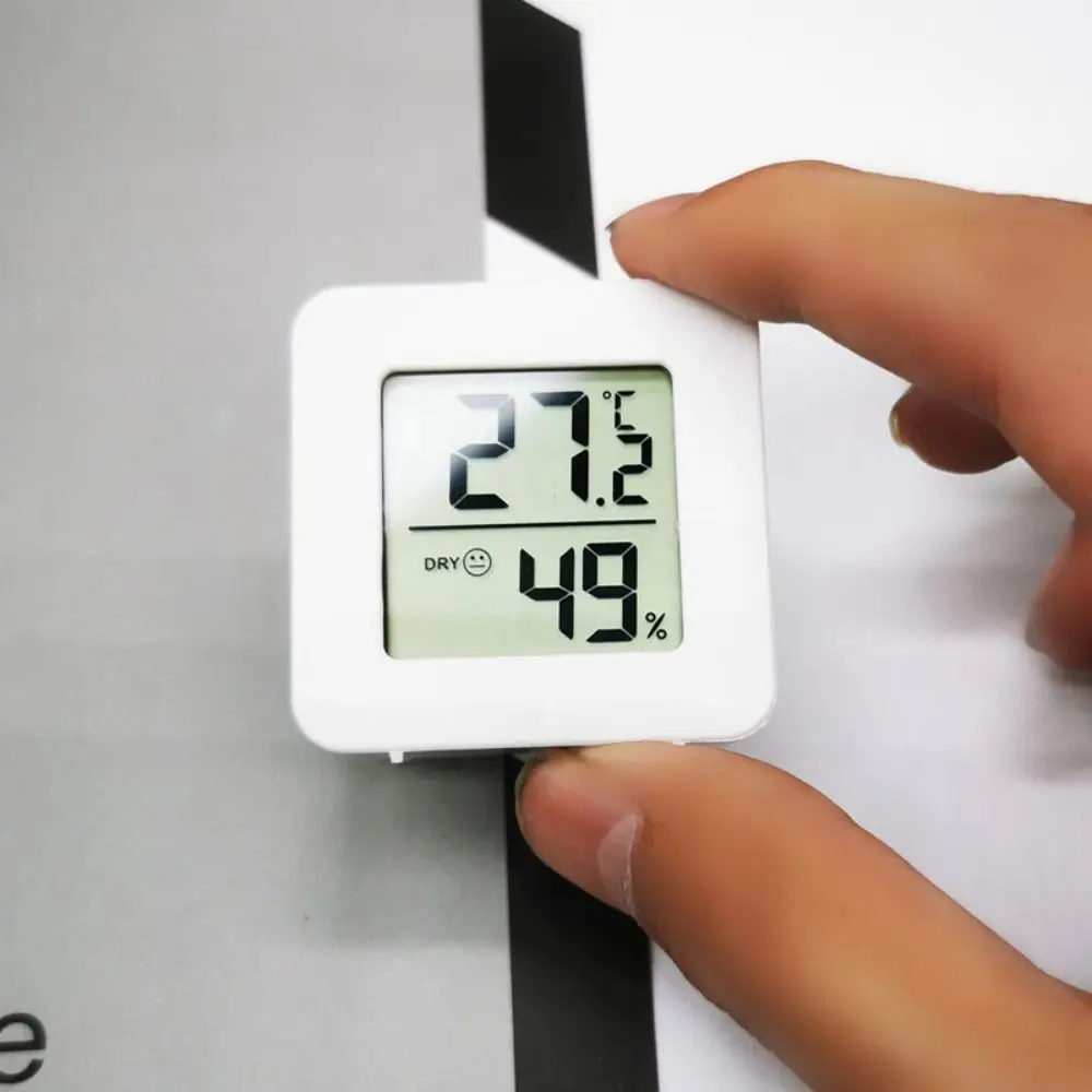 Dijital termometre higrometre LCD yüksek doğruluk Mini ev