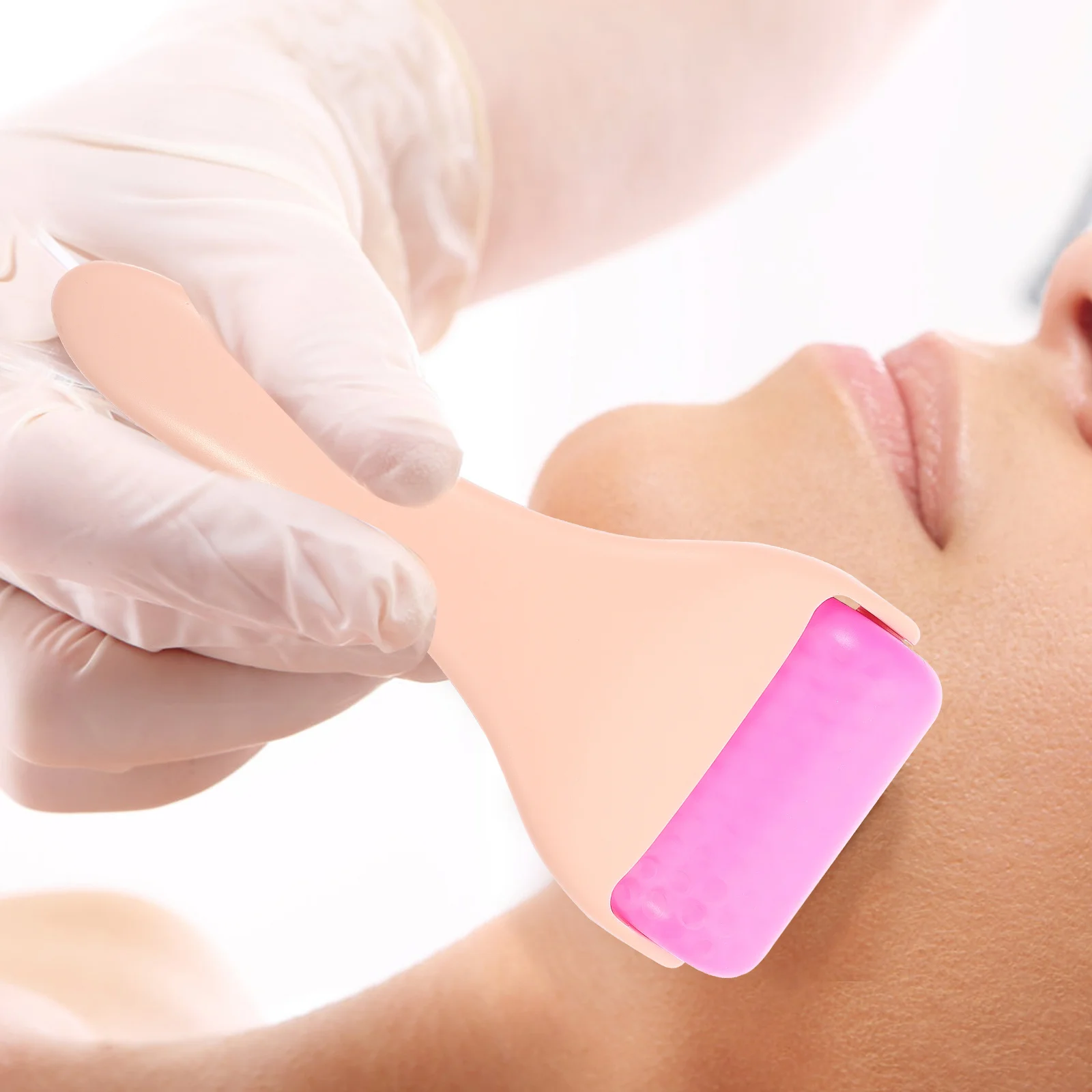 Rodillo de masaje Facial portátil para cara, herramienta de cuidado de la piel antiarrugas, herramienta de belleza para masaje de hinchazón de ojos