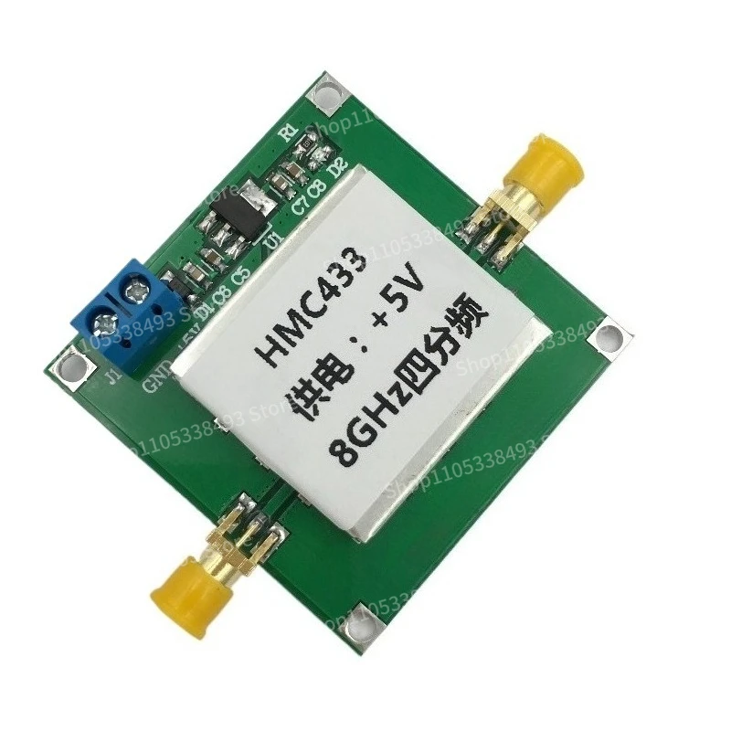 For HMC433 Microwave Frequency Divider 4 Frequency Division 8GHZ Low Noise Frequency Division