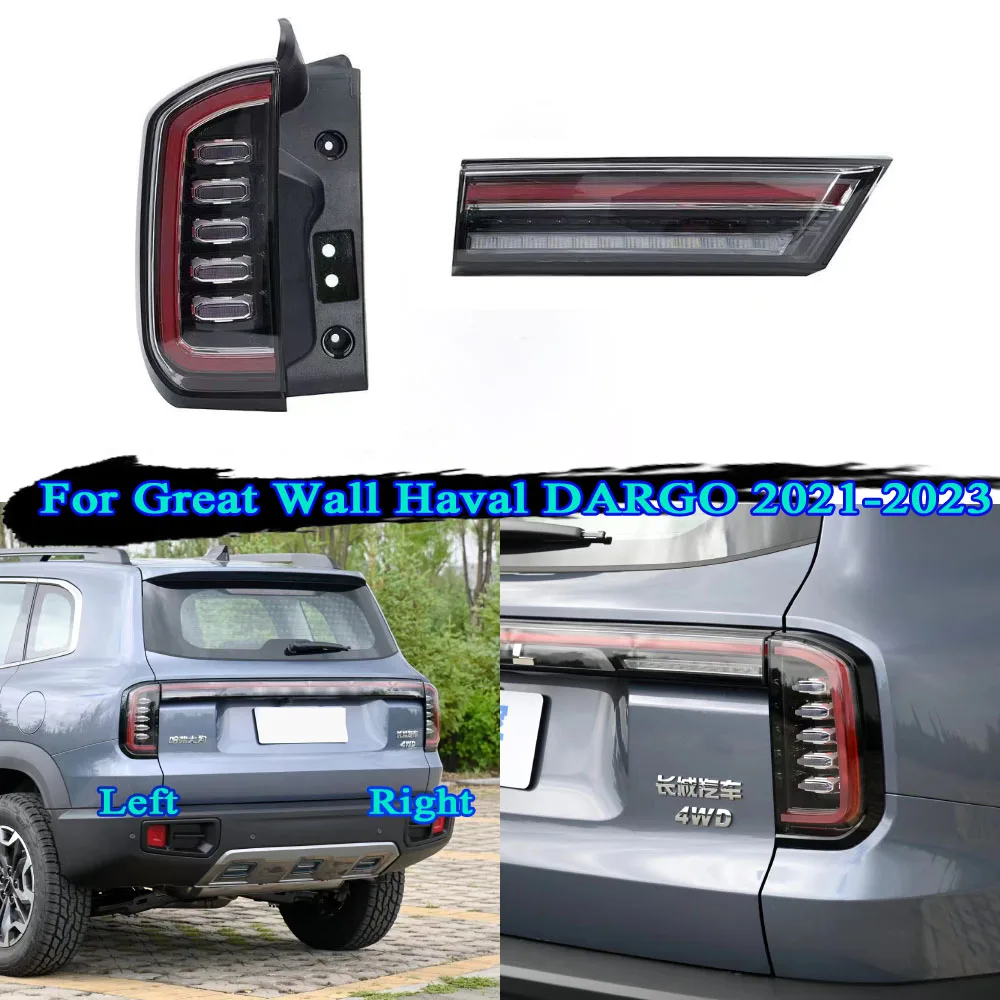 For Great Wall Haval DARGO 2020-2023 Rear taillight assembly Tail light housing brake light Reversing lights Rear headlights