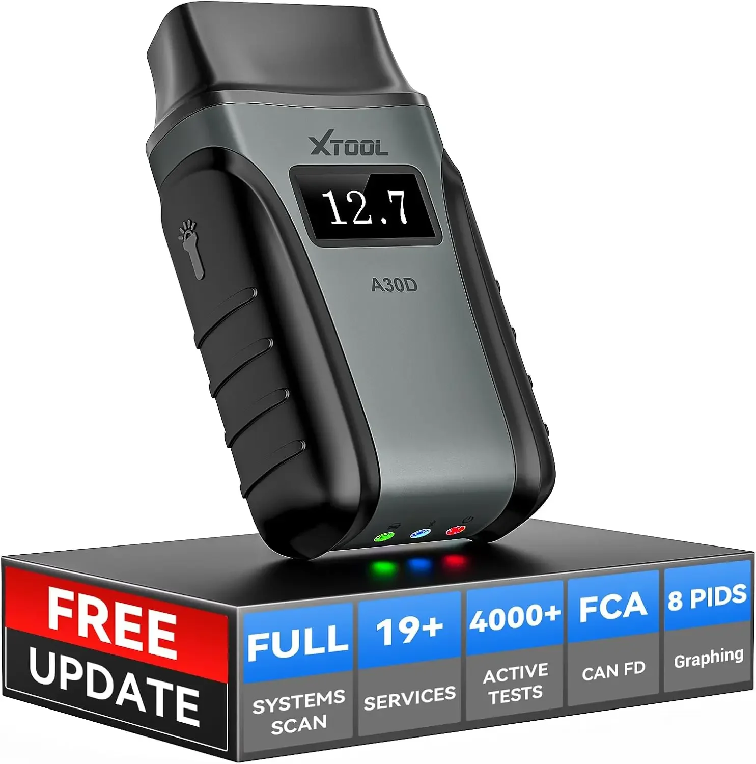A30D Bidirectional OBD2 Scanner Diagnostic Tool Wireless 19 Resets | Lifetime Update Scan Tool,Crank Sensor EPB Throttle