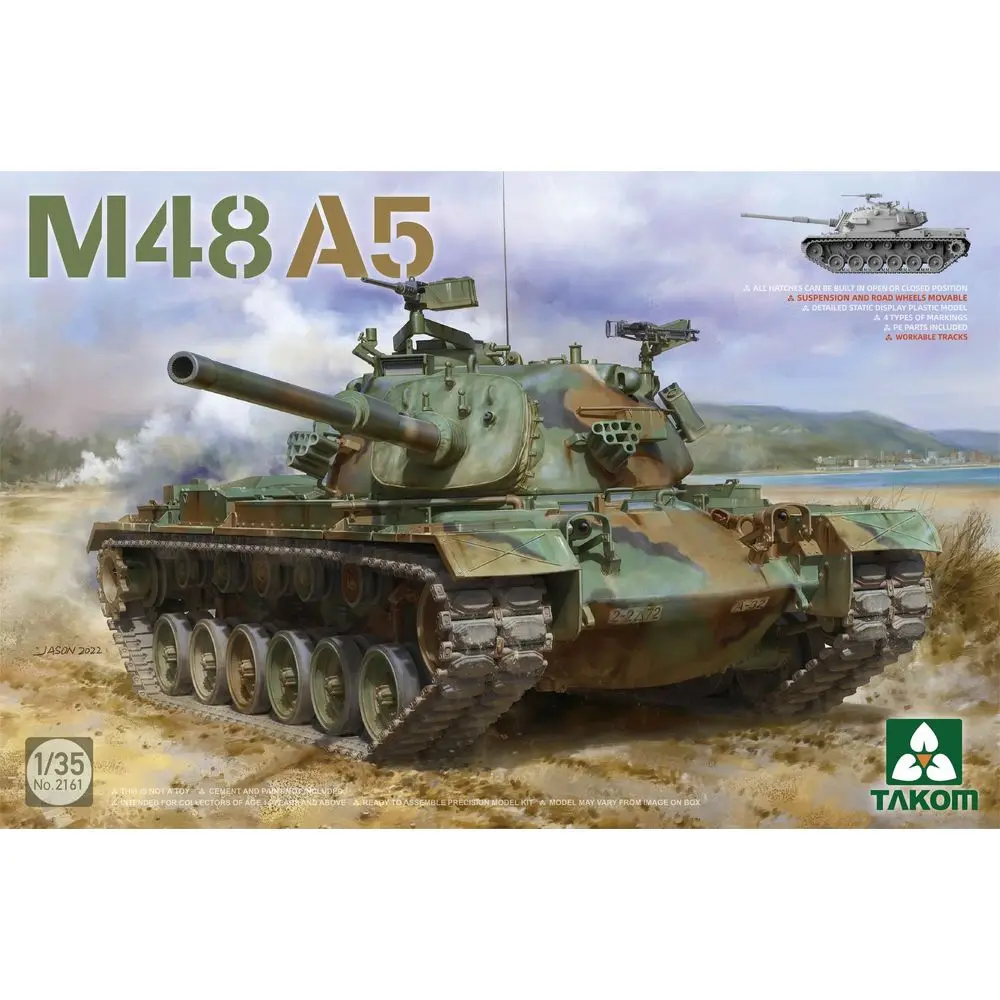 TAKOM 2161 1/35 U.S. Medium Tank M48A5