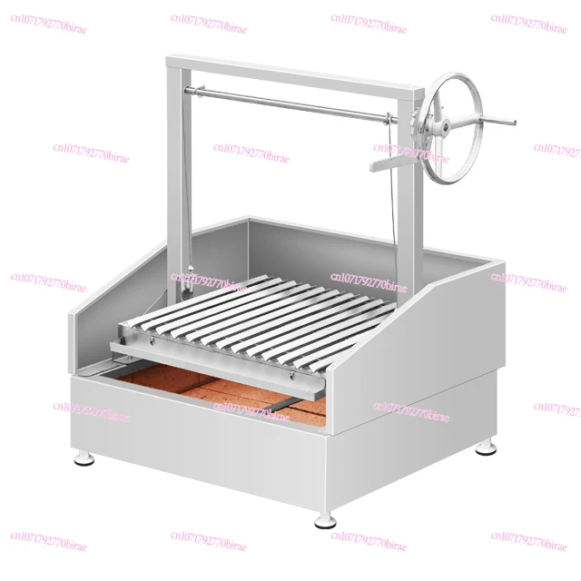 Stainless Steel BBQ  Counter Top Charcoal  Adjustable Height Charcoal Argentine Gril