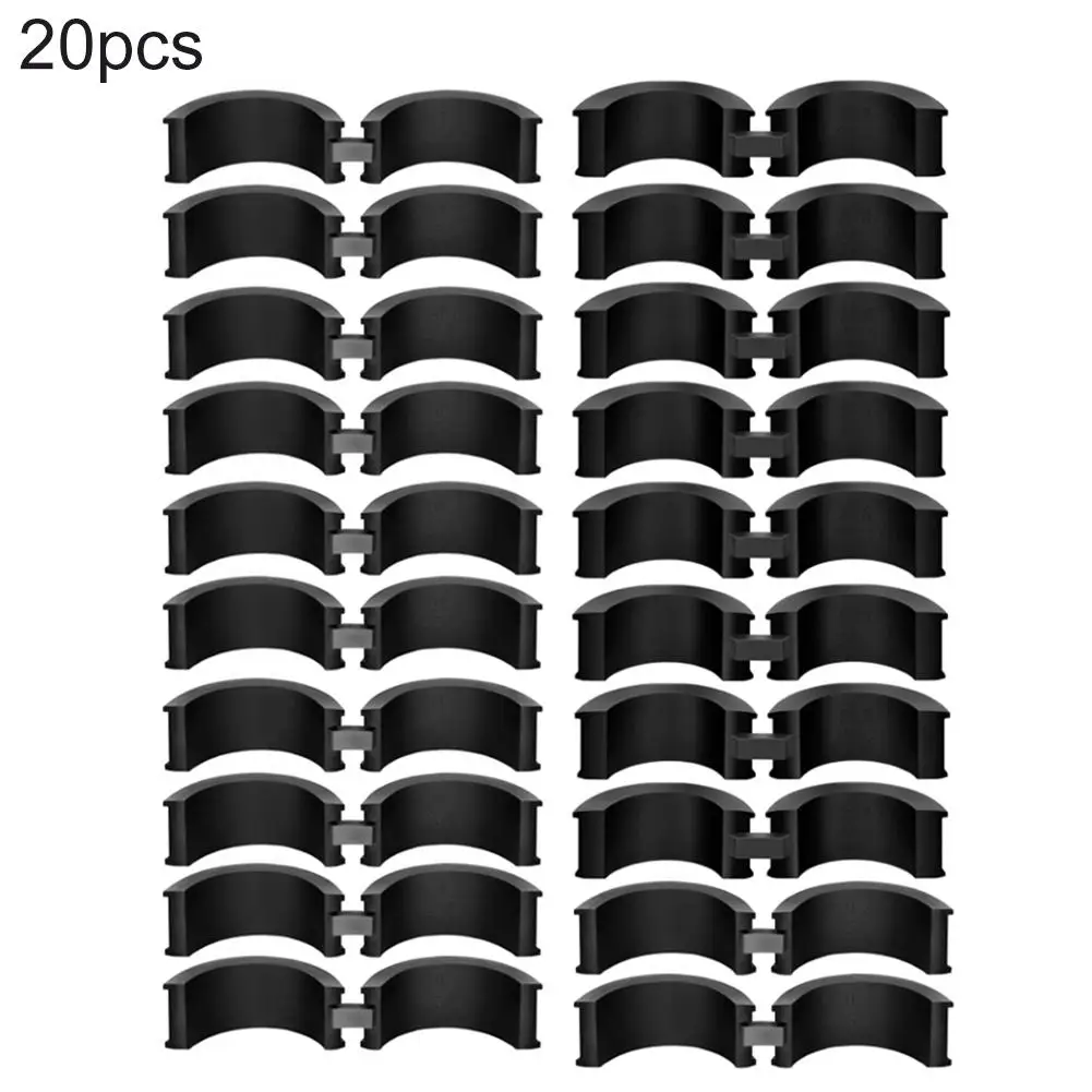 

20Pcs Bicycle Handlebar Rubber Gaskets for 22 2 to 31 8mm Bike Handlebars Non Slip Design for Secure Attachment