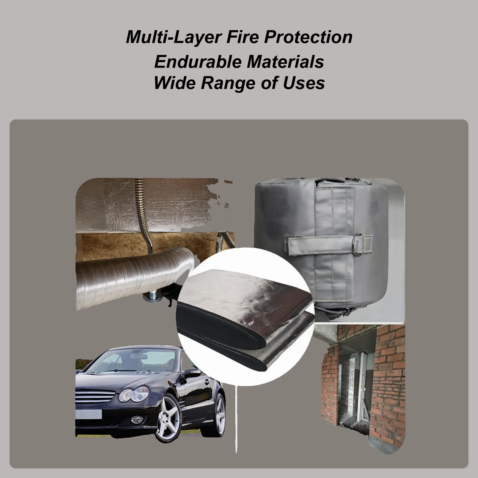 بطارية السيارة بطانية 40.167.09 بوصة مقاومة للحريق حامي مرن بطارية السيارة العزل بطانية ل RV مقطورة قارب البحرية الباردة