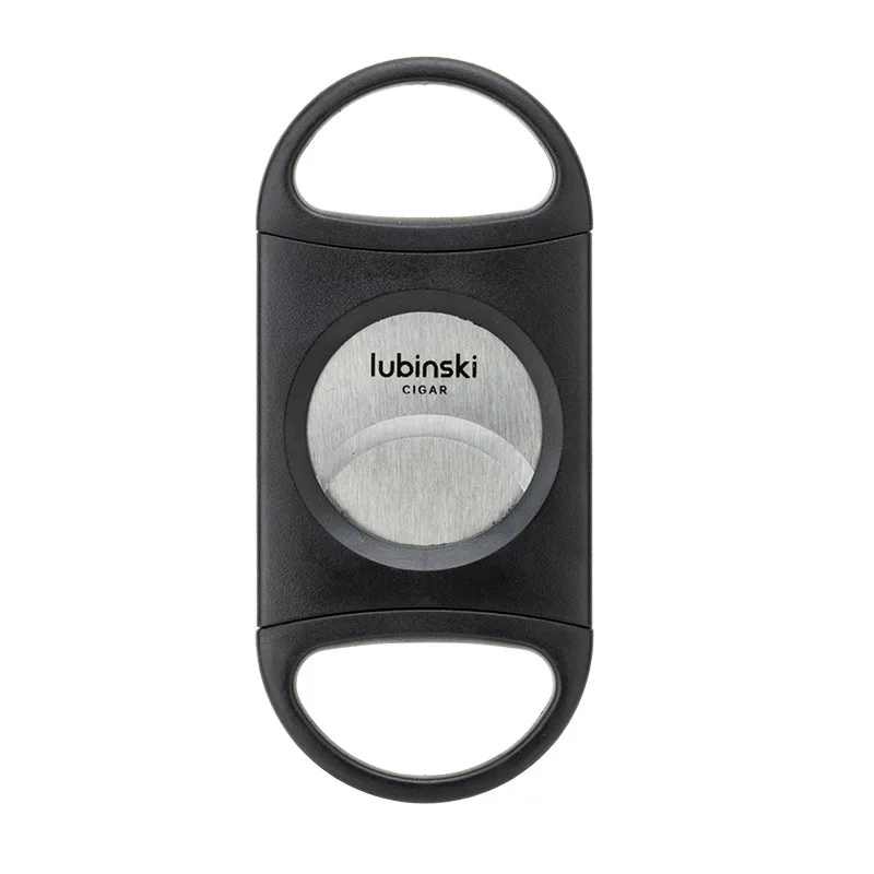 32mm Large-Bore Cigar Cutter Lightweight Plastic Stainless Steel Portable Double Blade Guillotine Cigar Scissors view 6