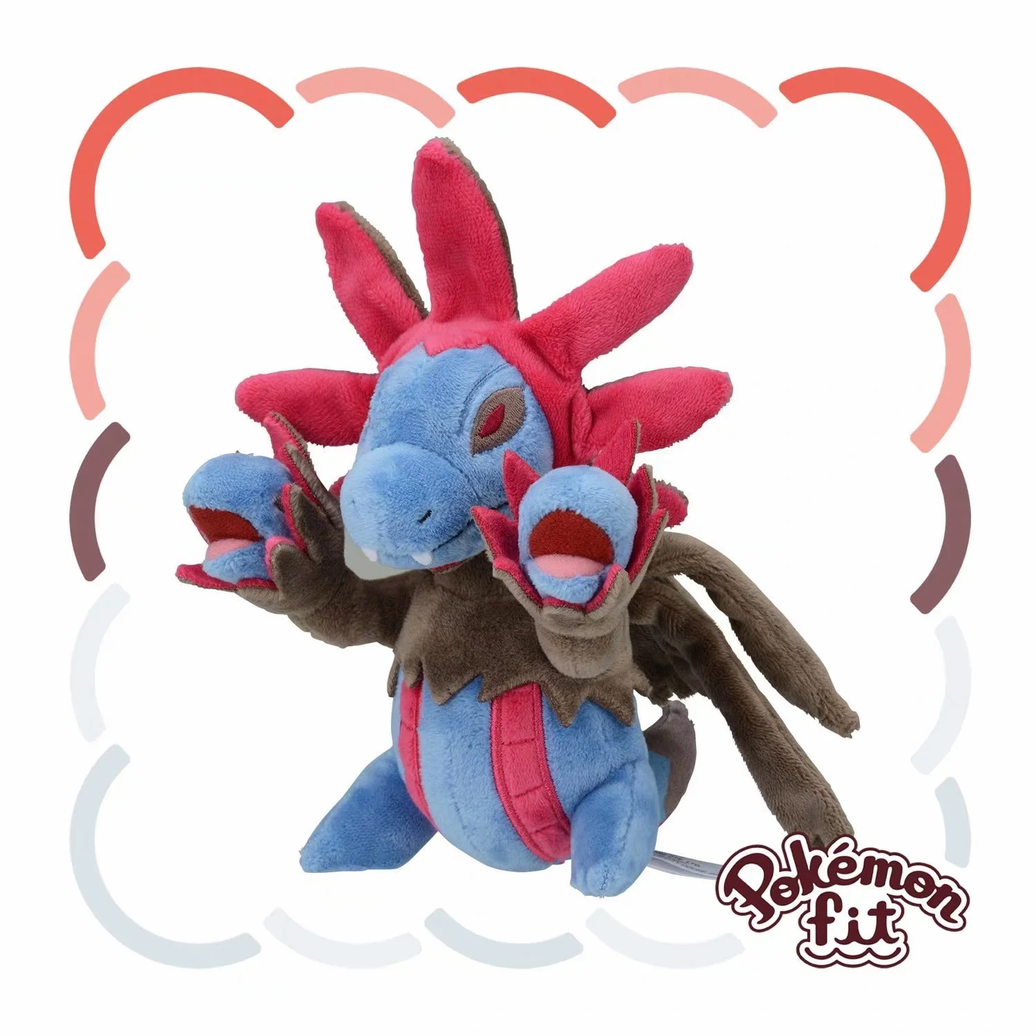 Japan Unova Region Pokémon Fit Palm Collection Hydreigon Plush Dolls Birthday Christmas & Holiday Gifts Home Decoration
