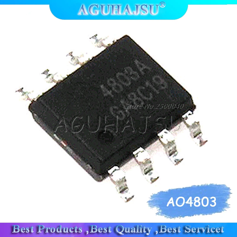 10PCS AO4803 AO4803A 4803 4803A SOP8  MOS  integrated circuit