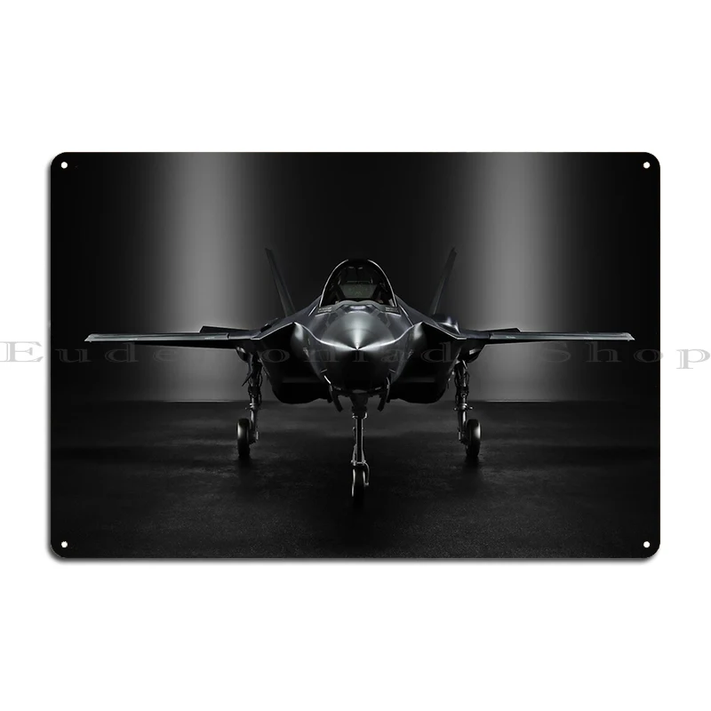 Advanced F35 Jet Aircraft Metal Plaque Cinema Character Club Garage Club Bar Tin Sign Poster