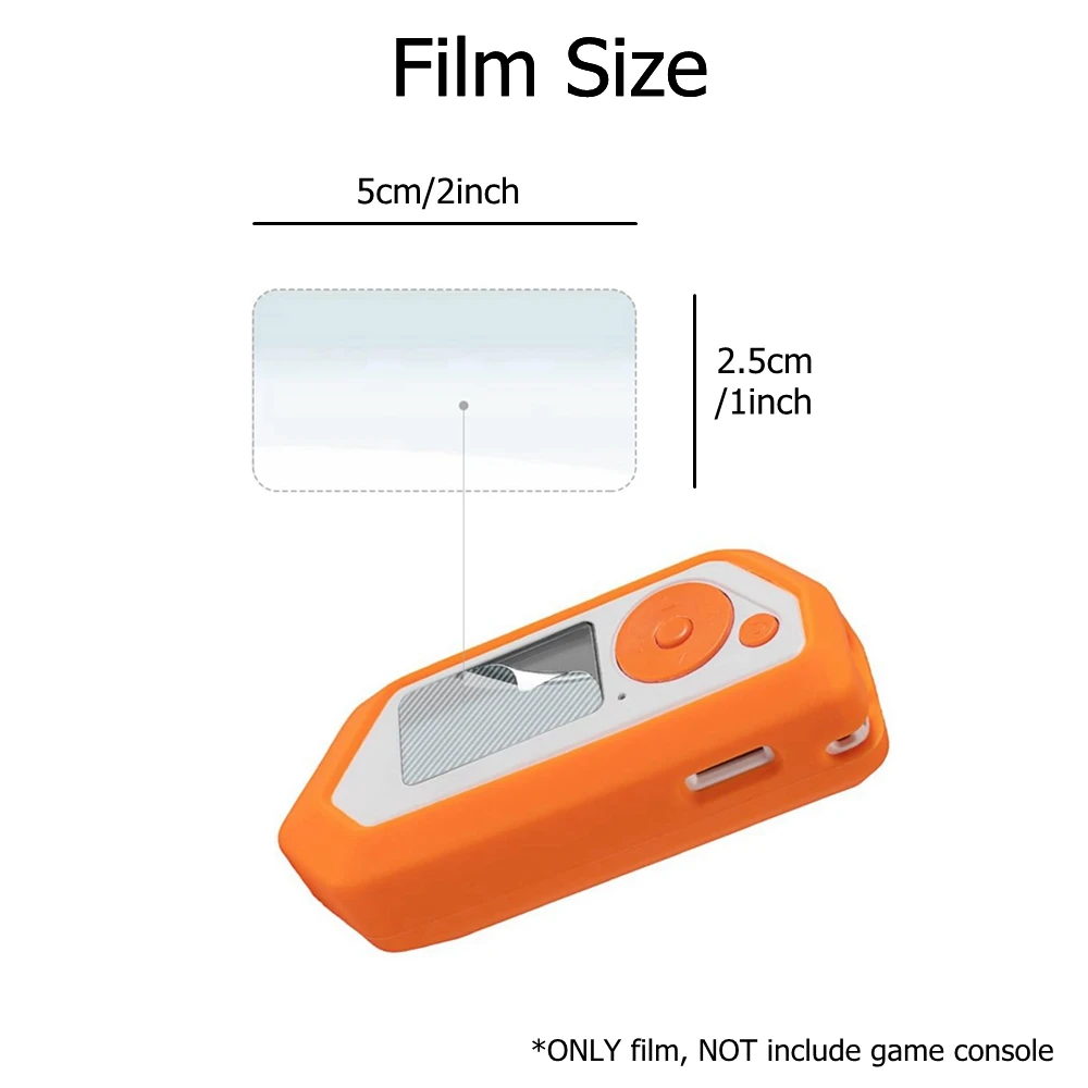 플리퍼 제로 게임 콘솔 화면 보호기 플리퍼 제로 게임 액세서리 선물용 안티 스크래치 스크린 필름 커버
