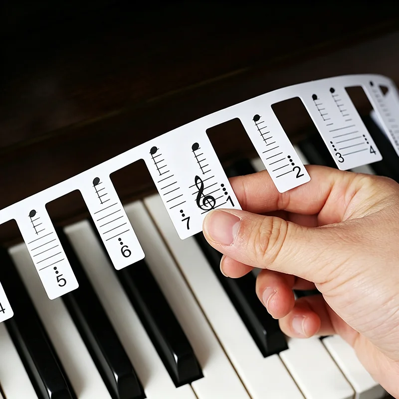 Electronic Keyboard Stickers Simplified Sheet Music Key Stickers