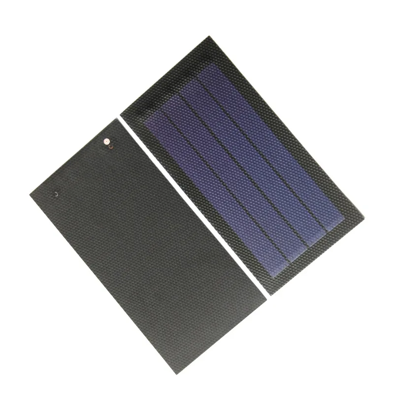 1W 6V Amorphous Silicon Thin Film Flexible Solar Panel Solar Cell Curling DIY Solar Panel