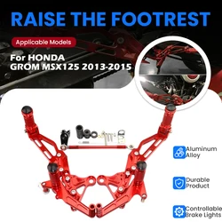 Motorcycle CNC Adjustable Rearsets Foot Rest For HONDA GROM MSX125 2013-2015 Foot Rest
