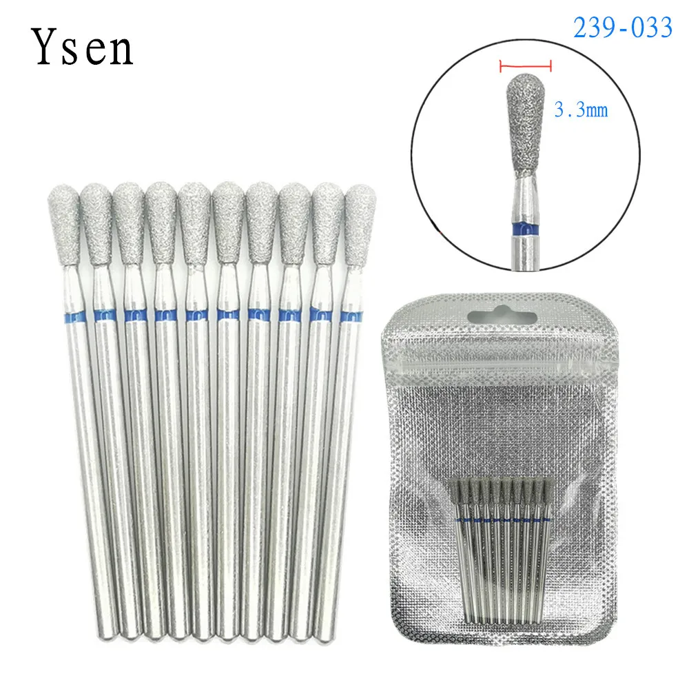 10-teiliges Diamantschneider-Set für Maniküre, Bohrer-Set, Zubehör, Pediküre, elektrische Maschine, Nagelbohrer, Gel-Entferner, Maniküre-Werkzeug – Detail 6