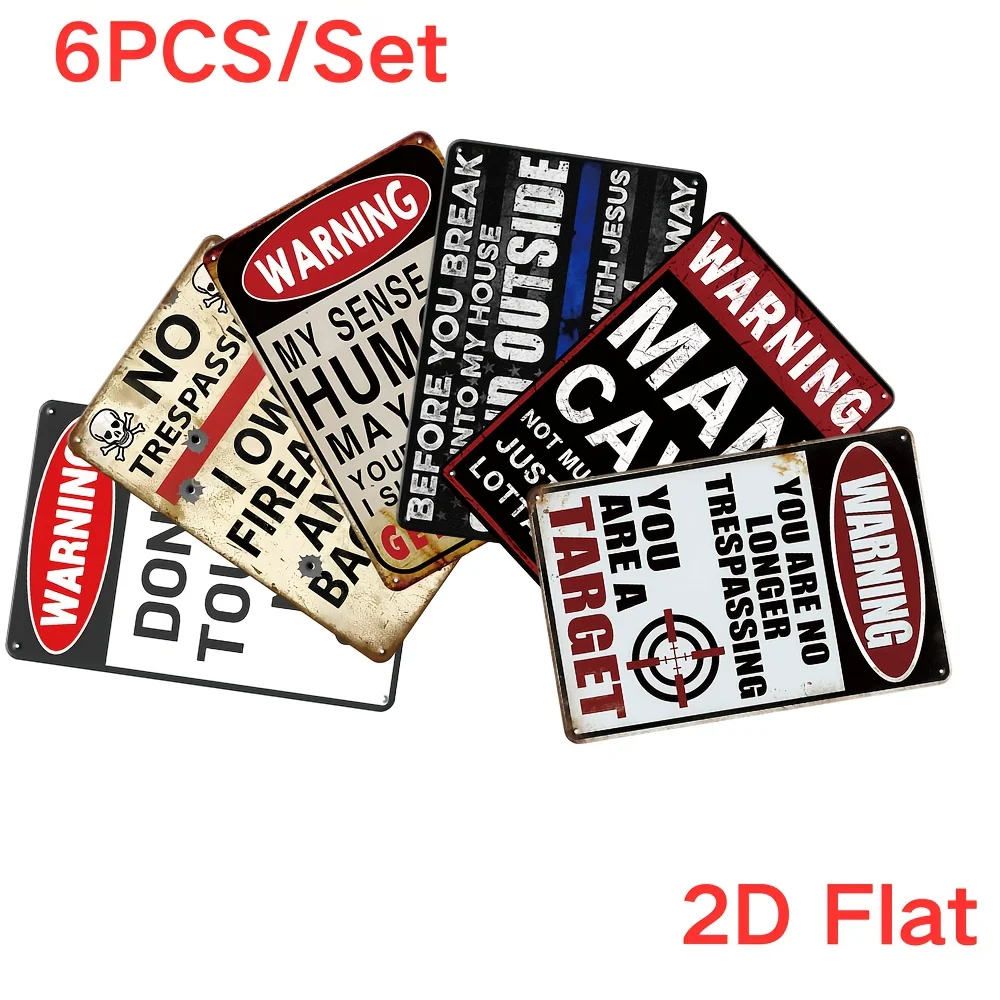 6Pcs Vintage Metal …