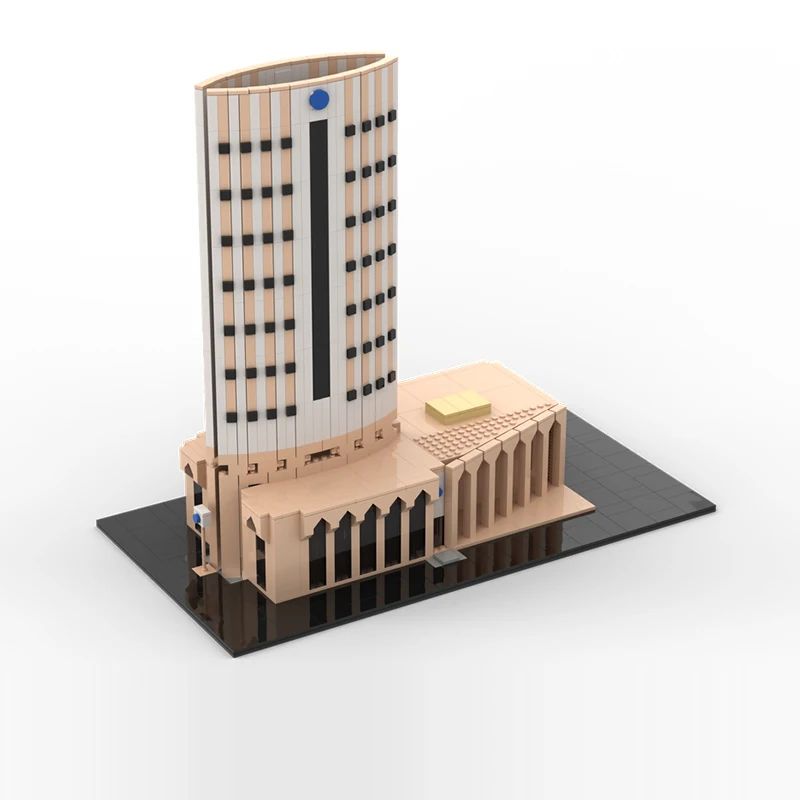 Street View Model MOC Building Bricks Chamber Of Commerce And Industry Modular Technology Gifts Holiday Assemble Children Toys
