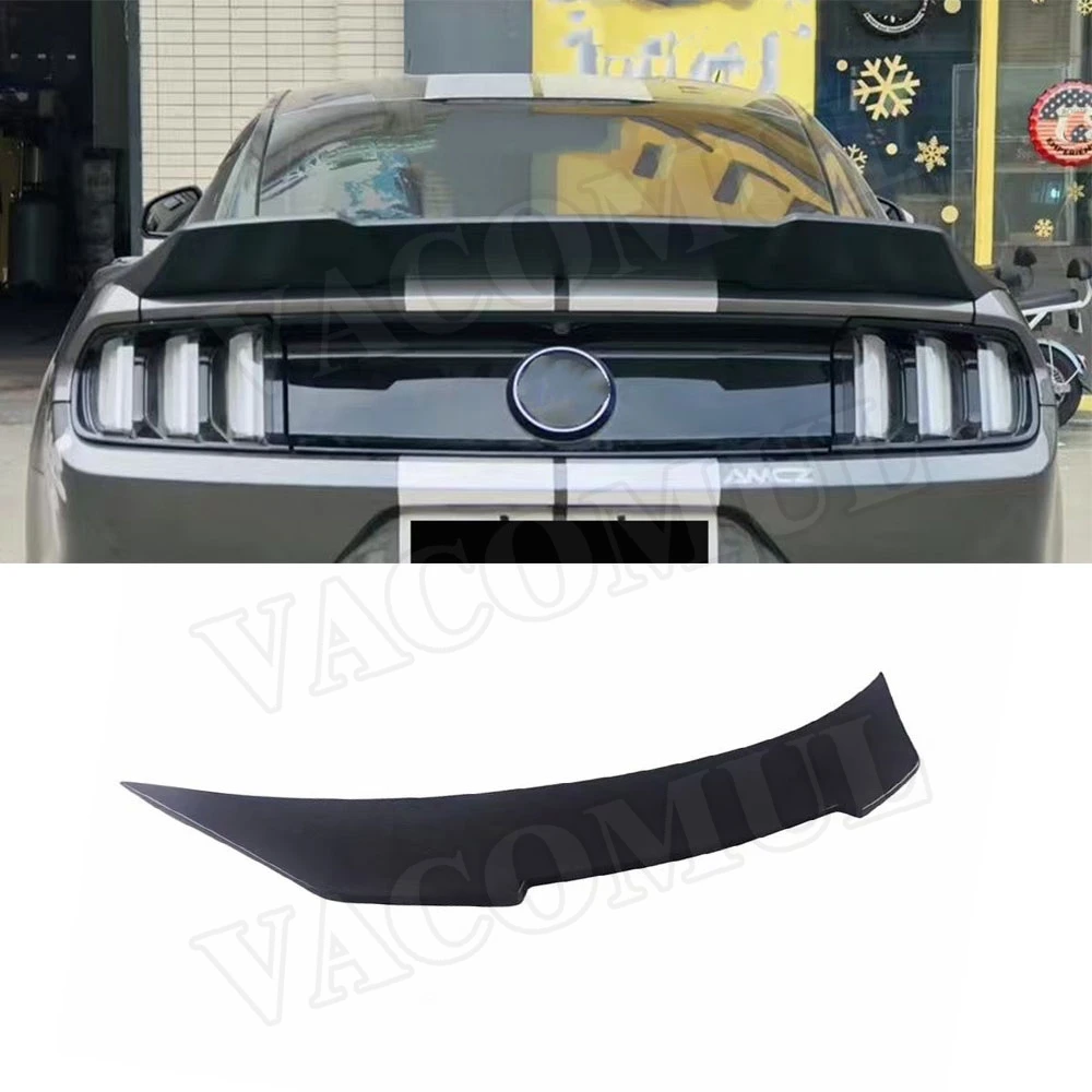 

VACOMUL Carbon Fiber Rear Trunk Spoiler Boot Lip Wing Bumper FRP for Ford Mustang Coupe 2015-2020