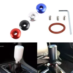 Cheap Universal 12mm Shift Knob Boot Retainer Adapter Limiter Manual Gear Shifter Lever Shift Knob Stopper Black Red Blue Silver
