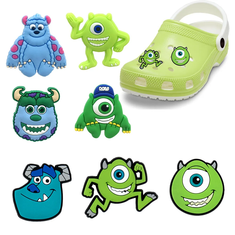 1-7pcs Monsters University PVC shoes charm odile decorative sandals Bihota accessories decorative children gifts wholesale