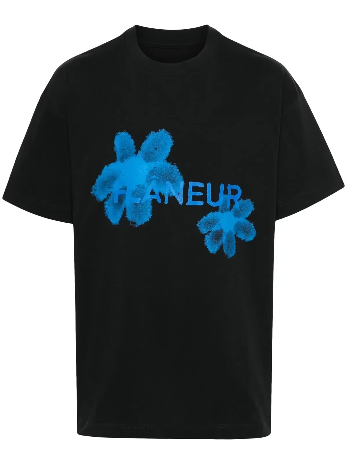 

2025 Flaneur Homme Floral Graphic Brand Pattern Printed T-shirts Summer Luxury Brand Pure Cotton Men 'and Women' T-shirts