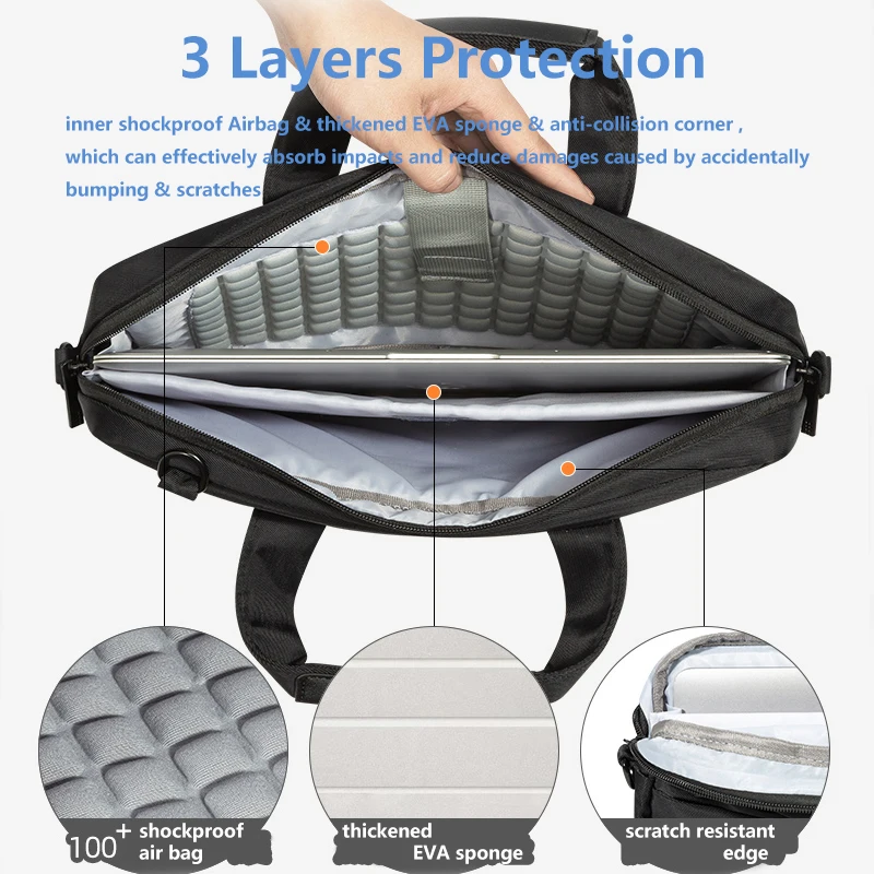 Bolsa para ordenador portátil para Macbook Air 13,6 15,3 M2 A2681 A2941 2023, bolso de hombro, maletín para Macbook Pro 13 14,2 16 A2338 A2779 A2780