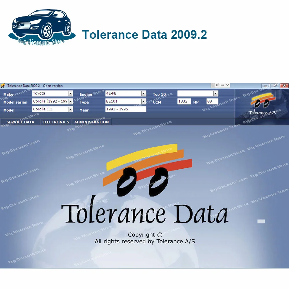 2024 Hot Car Software Tolerance Data 2009.2 Auto Repair Program Data with Free Keygen Install Video Guide Car Repair Software