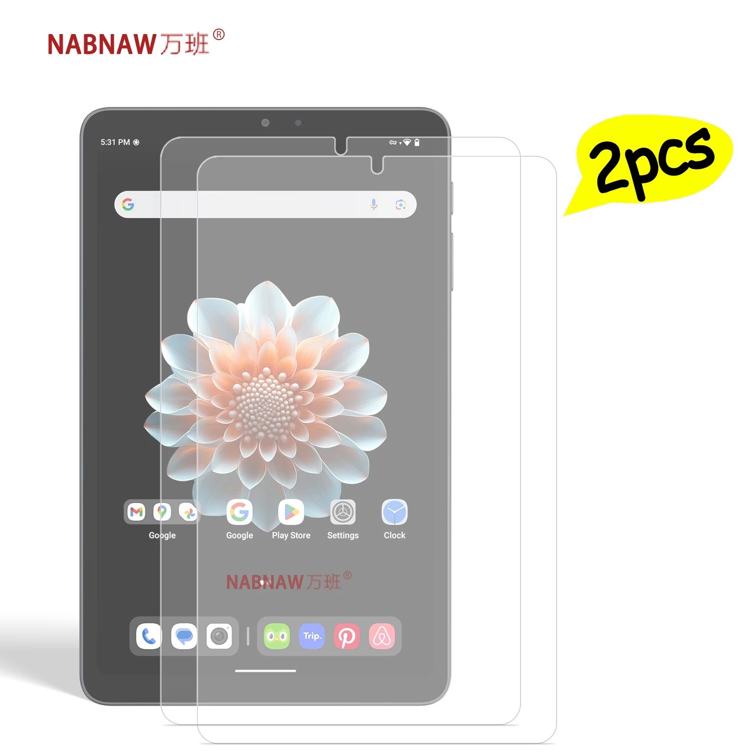 2 Pieces Full HD Tempered Glass Film Screen Protector For iPlay 70 mini Pro 8.4-inch Tablet 9H Bubble Free Cover