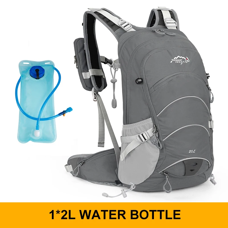 NONE Bergsteigen 20-Liter-Trinkrucksack für Herren, Sportweste, wasserdicht, Camping, Wanderrucksack mit Regenschutz 5