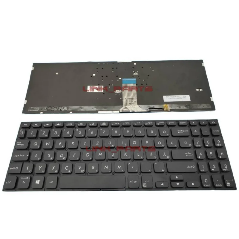 Hungarian Keyboard for ASUS VivoBook S530 S530UA S530UN S530FA S5300F Black Replacement Laptop Keypad