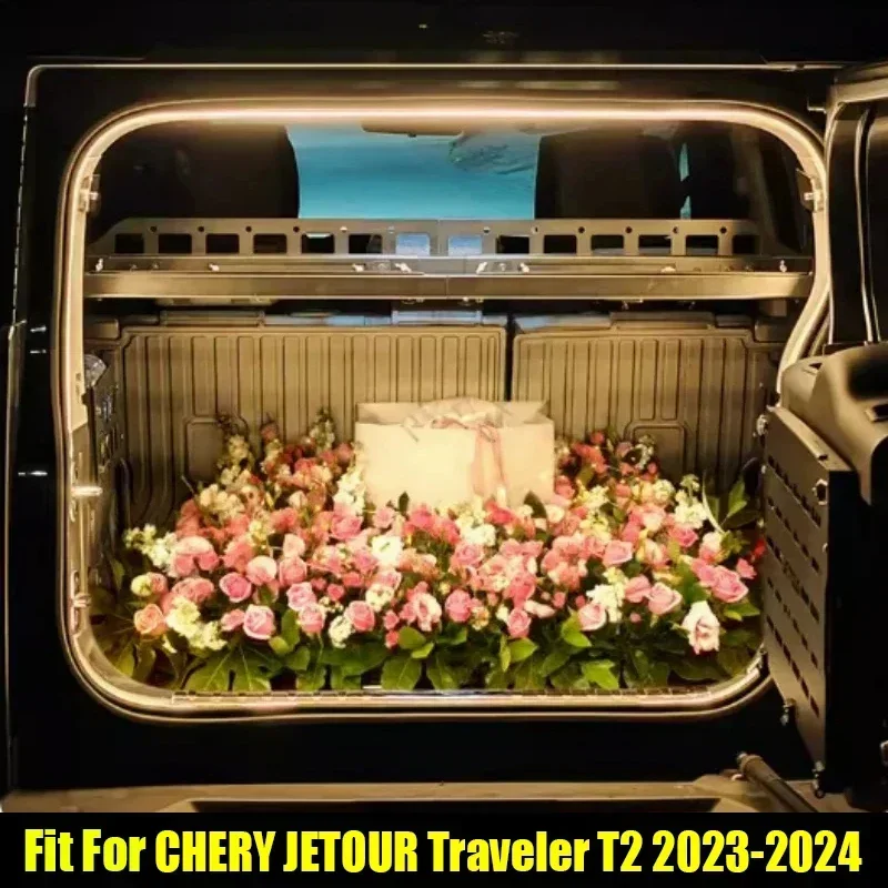 New! Trunk Decorative Light Suitable for CHERY Jetour Traveller T2 2023~2025 LED Decorative Light Car Interior Trim Accessories